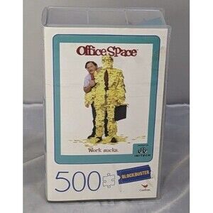 Office Space Movie Poster Blockbuster Jigsaw Puzzle 500 Piece Cardinal Games